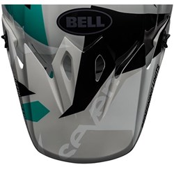 BELL S/P - MX-9 MIPS PEAK SE SEVEN BATTLESHIP GRY/AQUA #