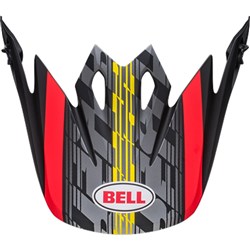 BELL S/P - MX-9 MIPS PEAK OFFSET MATT BLK/RED #