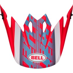 BELL S/P - MX-9 MIPS PEAK OFFSET MATT METALLIC BLU/WHT #
