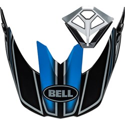 BELL S/P - MOTO-10 PEAK M/PIECE KIT MARMONT NC BLU #