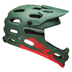 BELL SUPER 3R MIPS MATT DK GRN/INFRARED (LG)  [ONC01] #