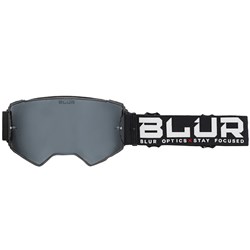BLUR B-60 GOGGLE STEALTH MATT BLK (SIL LENS)