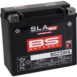 BS BATTERY SLA MAX BGZ - BGZ20HL - [CTN 2] (UN2800/CLASS 8) (WAS BS300934)