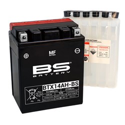 BS BATTERY MF - BTX14AH-BS (inc acid) - [CTN 3] (UN2796/CLASS 8 - II)