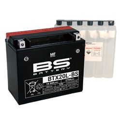 BS BATTERY MF - BTX20L-BS (inc acid) - [CTN 2] (UN2796/CLASS 8 - II)