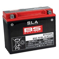 BS BATTERY SLA - BTX24HL/B50N-18L-A/A2/A3 (FA) - [CTN 4] (UN2800/CLASS 8)