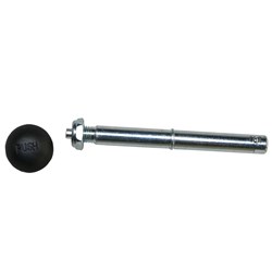BURLEY AXLE W/NUT & DUST CAP PB WHL