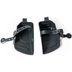 BURLEY DASH FOOTRESTS WITH STRAP BLK