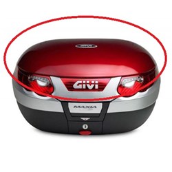 GIVI E55 COVER PAINTED RED METALLIC #