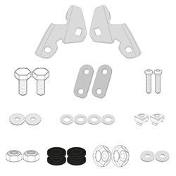 GIVI SPECIFIC WINDSCREEN FITTING KIT - HONDA PCX125 18-20 (NEEDS SCREEN 1163DT/1129DT/1129D)