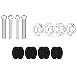 GIVI SPECIFIC WINDSCREEN FITTING KIT - YAMAHA N-MAX 125-155 21-24 (NEEDS SCREEN 2153DT)