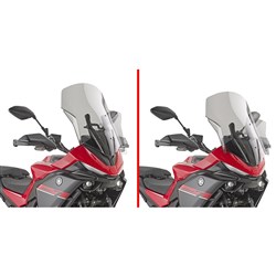 GIVI WINDSCREEN SMOKED - YAMAHA TRACER 7 GT 25-26 / TRACER 7 25-
