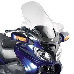 GIVI WINDSCREEN TRANSPARENT - SUZUKI AN650 BURGMAN 05-12 (ELECTRIC)