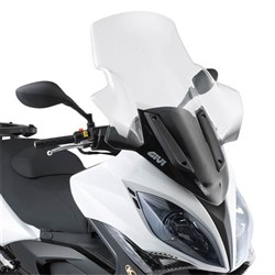 GIVI WINDSCREEN TRANSPARENT - KYMCO XCITING R 300-500I 09-13