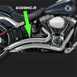 V & H REAR CYL MUFFLER HEAT SHIELD V26007/V26075/V26375/V26073/V26373/V26071/V26371