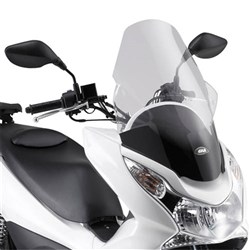GIVI WINDSCREEN TRANSPARENT - HONDA PCX125 10-13 +18.5CM