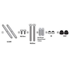 GIVI SPECIFIC FITTING KIT FOR 6711DT