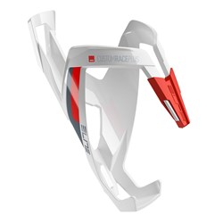 ELITE BOTTLE CAGE CUSTOM RACE PLUS WHITE GLOSSY RED #