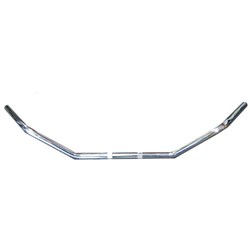 SCORPION H/BAR LOW WEST 1 INCH (SIMILAR TO HD03) 34 INCH W  3-1/2 INCH RISE  CHROME