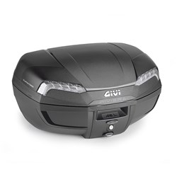 GIVI MONOLOCK RIVIERA 2 TOPCASE 46L BLACK/CLEAR - INCLUDES UNIVERSAL PLATE