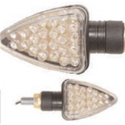 EMGO ARROW LED LIT BLK E-MARKED