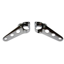 EMGO BRACKETS  HEADLAMP  CHROME (PAIR)