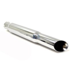 EMGO MUFFLER 15 INCH SLASH CUT CHROME 1 3/4 INCH