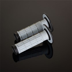 RENTHAL GRIPS DUAL COMPOUND FULL WAFFLE BLK/GRY Q70 (G152)