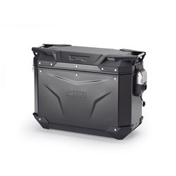 GIVI TREKKER OUTBACK EVO SMART 37L ALLOY BLACK PANNIER LEFT (SINGLE) CAM (SOLD WITHOUT LOCK)