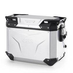 GIVI TREKKER OUTBACK EVO SMART 44L ALLOY ANODIZED PANNIER LEFT (SINGLE) CAM (SOLD WITHOUT LOCK) (OBKEV44AAL)