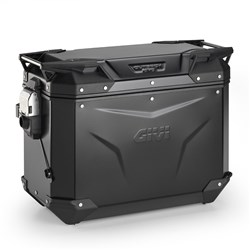 GIVI TREKKER OUTBACK EVO SMART 44L ALLOY BLACK PANNIER RIGHT (SINGLE) CAM (SOLD WITHOUT LOCK) (OBKEV44BR)