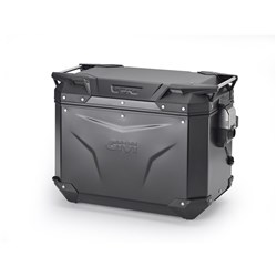GIVI TREKKER OUTBACK EVO SMART 48L ALLOY BLACK PANNIER LEFT (SINGLE) CAM (SOLD WITHOUT LOCK)