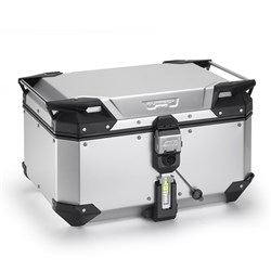 GIVI TREKKER OUTBACK EVO SMART MONOKEY TOPCASE 58L - ALLOY ANODIZED (SOLD WITHOUT LOCK) (OBKEV58AA)