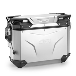 GIVI TREKKER OUTBACK EVO SMART 33L CONTOURED ALLOY ANODIZED PANNIER RIGHT (SINGLE) CAM (SOLD WITHOUT LOCK)