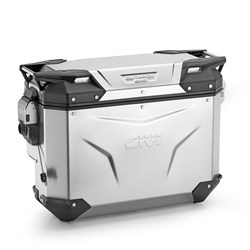 GIVI TREKKER OUTBACK EVO SMART 33L CONTOURED ALLOY PANNIER RIGHT (SINGLE) CAM (SOLD WITHOUT LOCK)