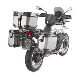 GIVI ONE-FIT PANNIER FRAMES OUTBACK - MOTO GUZZI V85 TT 24- (CAM)