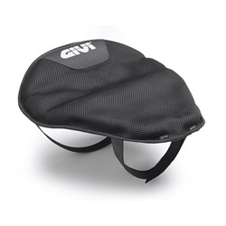 GIVI UNIVERSAL INFLATABLE SEAT AIR CUSHION IN BLACK FABRIC
