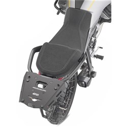 GIVI SPECIFIC MONOKEY ALUMINIUM REAR RACK - MOTO GUZZI STELVIO 24- (PLATE INCLUDED)