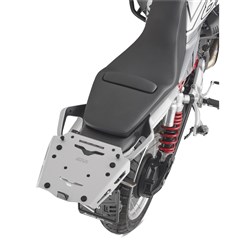 GIVI SPECIFIC MONOKEY ALUMINIUM REAR RACK - MOTO GUZZI V85TT 24- (PLATE INCLUDED)