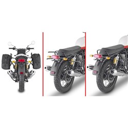 GIVI REMOVE-X SPECIFIC HOLDER FOR SOFT SIDE BAGS - ROYAL ENFIELD INTERCEPTOR 650 19-24