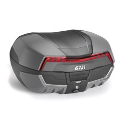GIVI MONOKEY TOPCASE MAXIA 58L GRAPHITE/RED (V58NNG)
