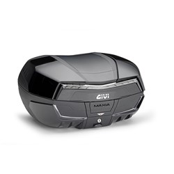 GIVI MONOKEY TOPCASE MAXIA 58L TECH BLACK/CLEAR (V58NNTB)