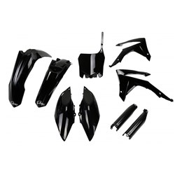 /UFO HONDA FULL PLASTICS KIT CRF250R 14-17/CRF450R 13-16  BLK (WAS HOKIT116E001)
