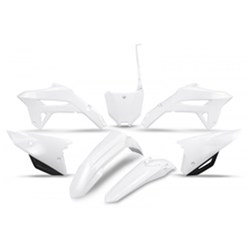 UFO HONDA PLASTICS KIT CRF250R 22-23/450R 21-23 WHT (WILL BECOME HOKIT125FE041) #