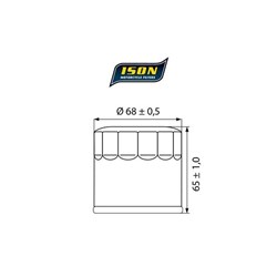 ISON 138 (HF138) CANISTER OIL FILTER