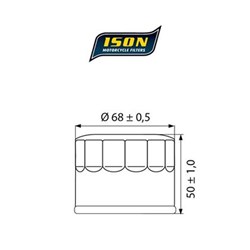 ISON 147 (HF147) CANISTER OIL FILTER