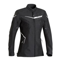 IXON SLASH LADY JKT BLK/WHT (LG) # [ONC01]