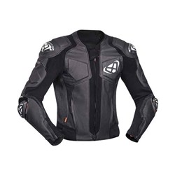 IXON VENDETTA EVO LEATHER JKT BLK/WHT (3XL) [ONC01]