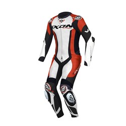 IXON VORTEX 3 1PC SUIT WHT/BLK/RED (MD)