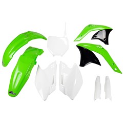 UFO KAWASAKI FULL PLASTICS KIT KX250F 07 (OEM) (WAS KAKIT208E999)